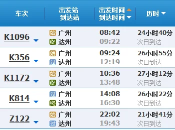 有没有广州至达州高铁(广州至达州高铁)4