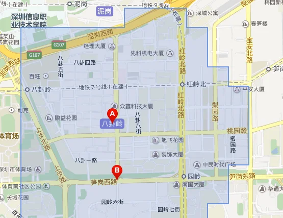 规划中的深圳地铁9号线的 八卦岭地铁站具体在哪个位置（深圳地铁八卦岭站）