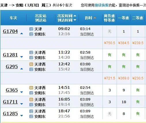天津到安阳高铁途径多少车站（天津到安阳有高铁吗）2