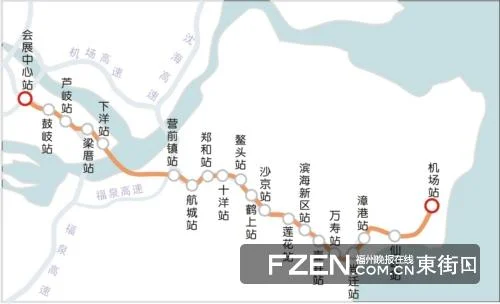 福州地铁6号线线路图（福州6号地铁规划图）4
