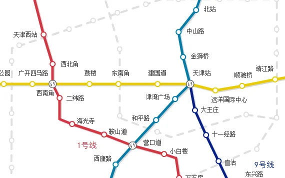 从天津火车站到地铁二号线怎么走（天津去火车站坐地铁几号线可以到）